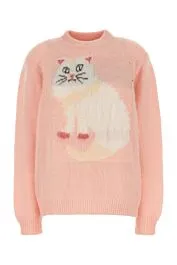 Pink mohair blend sweater    