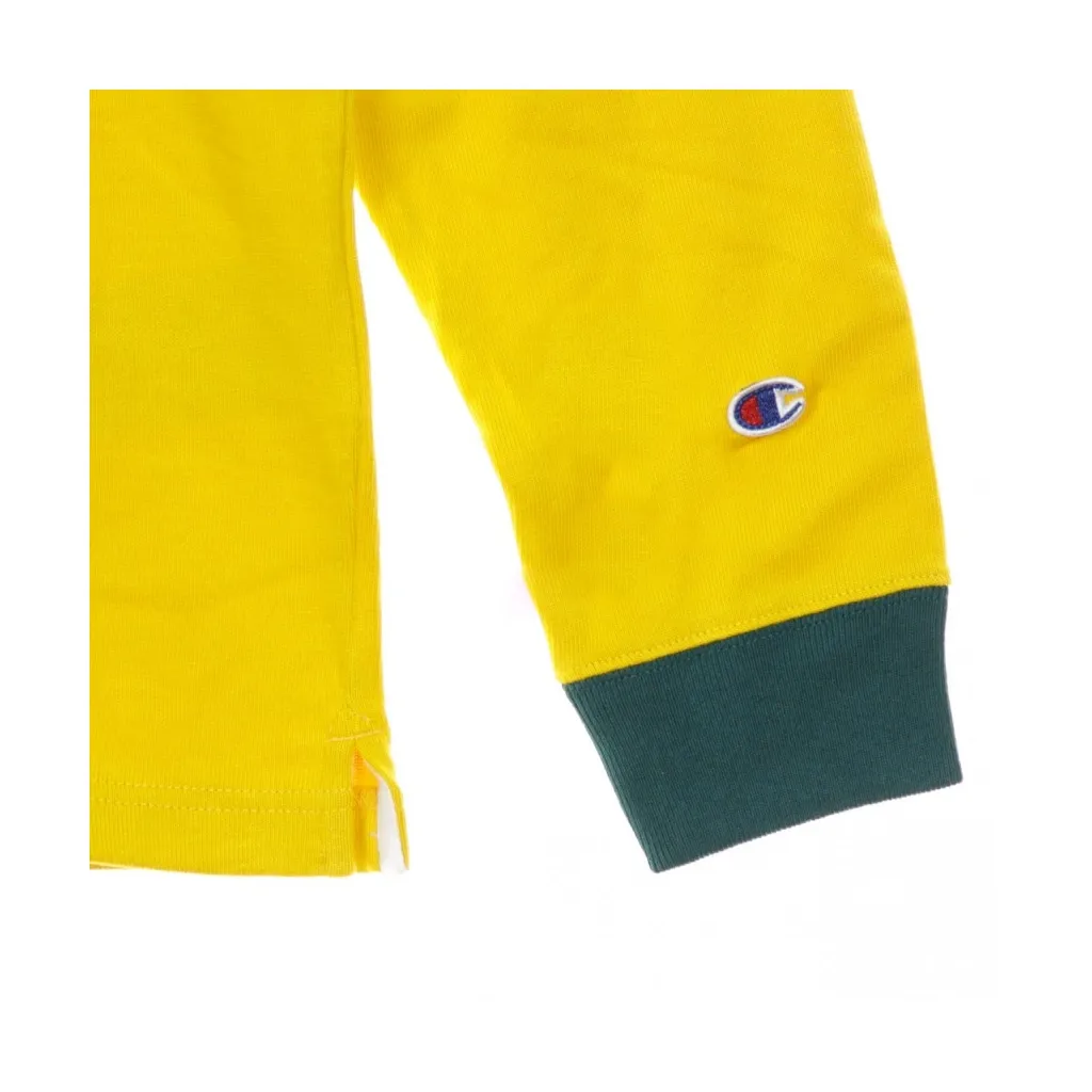 POLO MANICA LUNGA L/S POLO YELLOW/GREEN