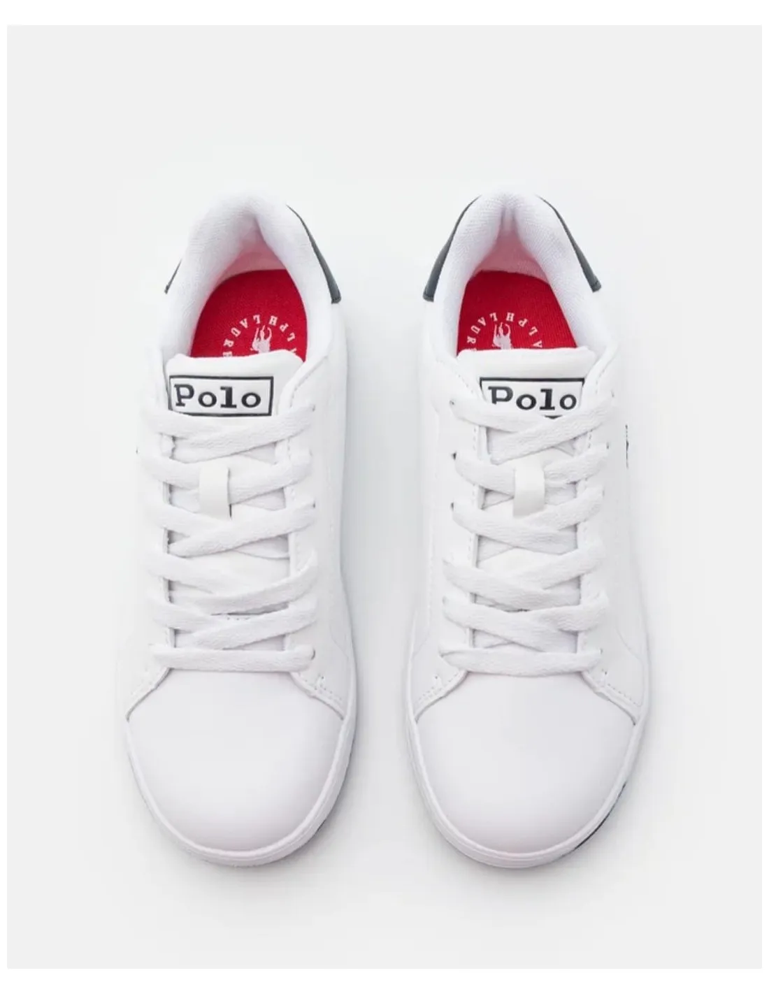 Polo Ralph Lauren children sneakers white navy  