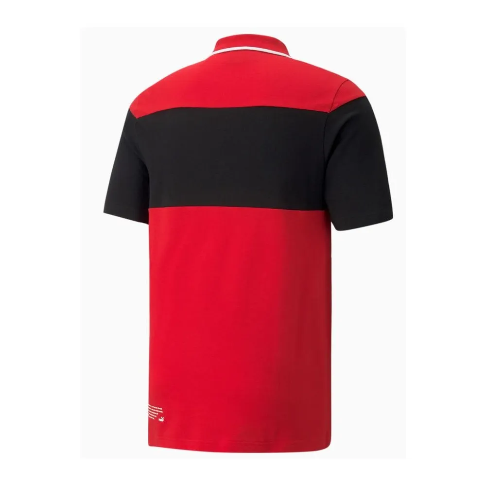 PUMA - FERRARI RACE SDS POLO - RED/BLACK/WHITE - UOMO - 533742 - 02