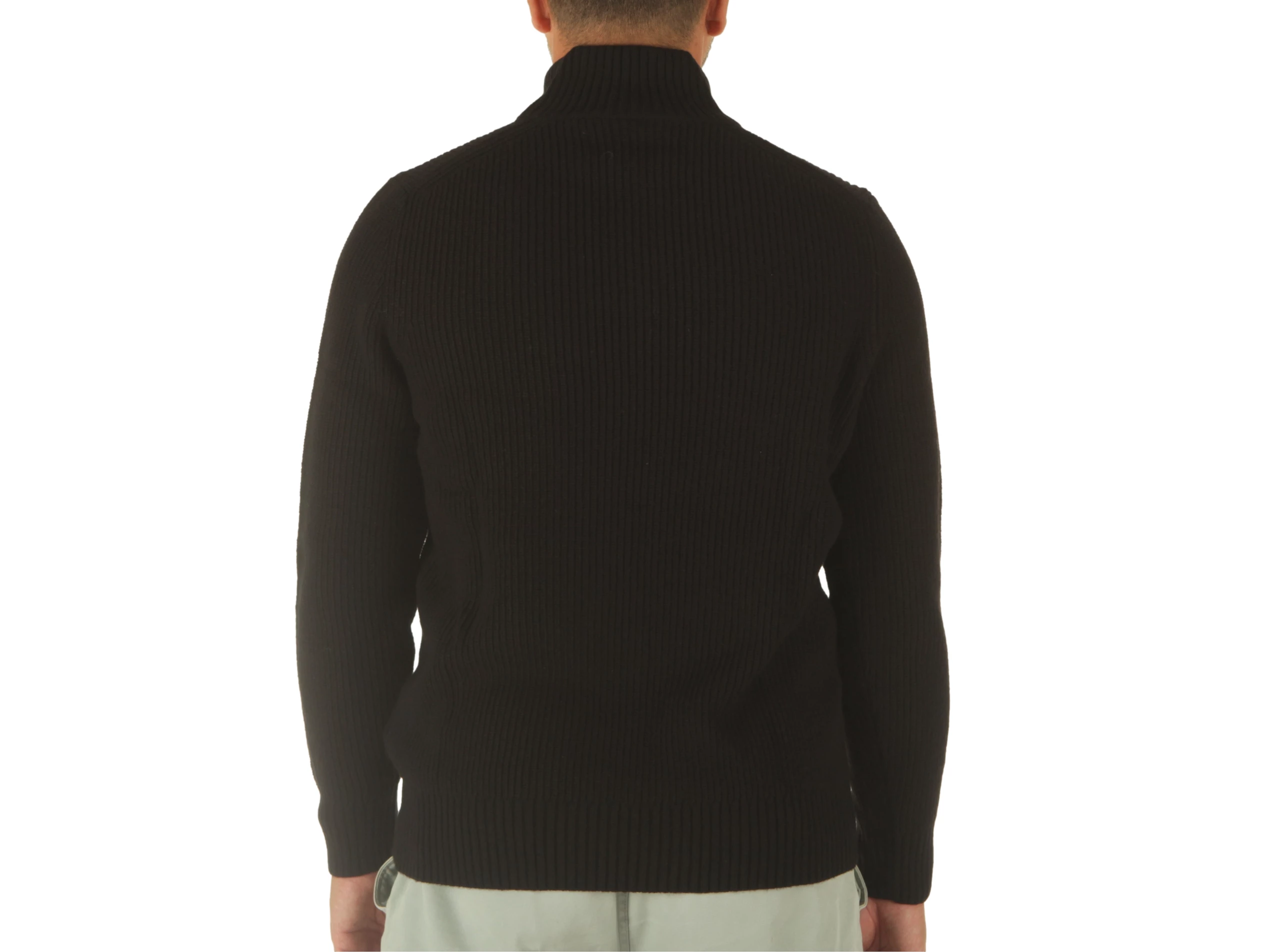 Ribbed Quarter Zip Jumper