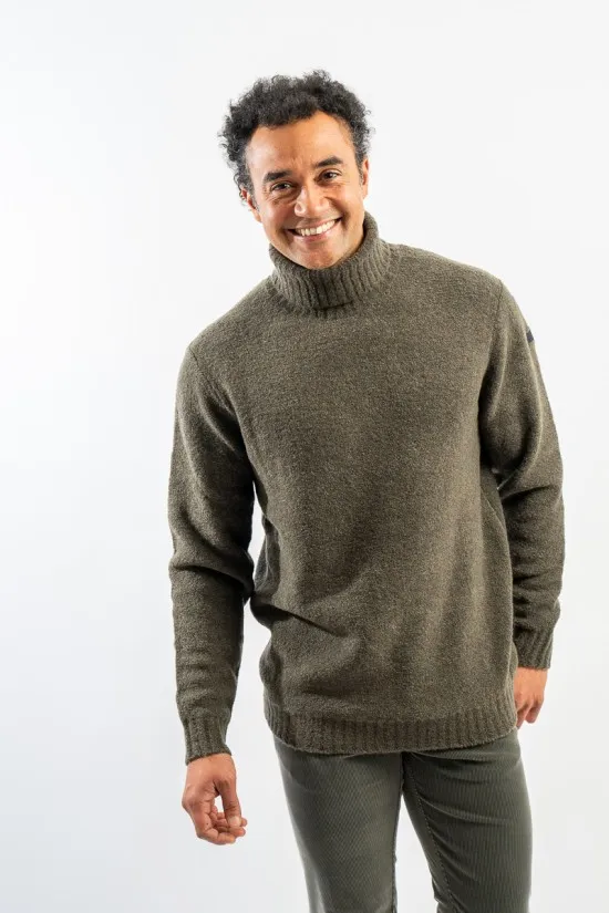 RRD BOUCLE TURTLENECK KNIT W23158