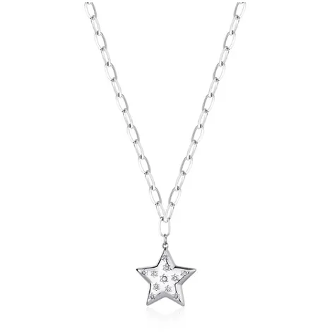 SAGAPO Collana donna pendente stella S'agapò Stellar