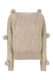 Sand mohair blend sweater    