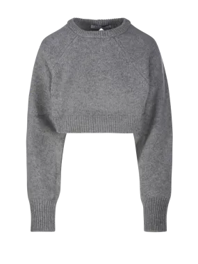  SANDBEIGE  WOMAN SANDBEIGE GREY WOOL CATHERINE SWEATER 