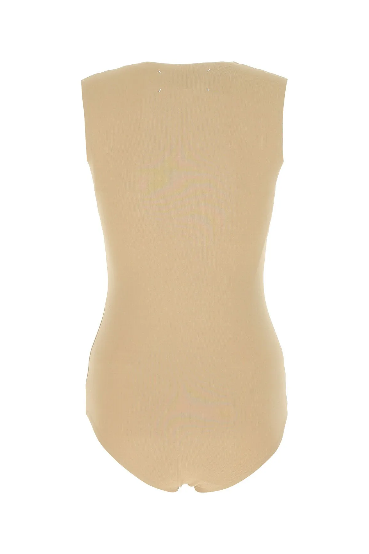 Skin pink stretch viscose bodysuit    