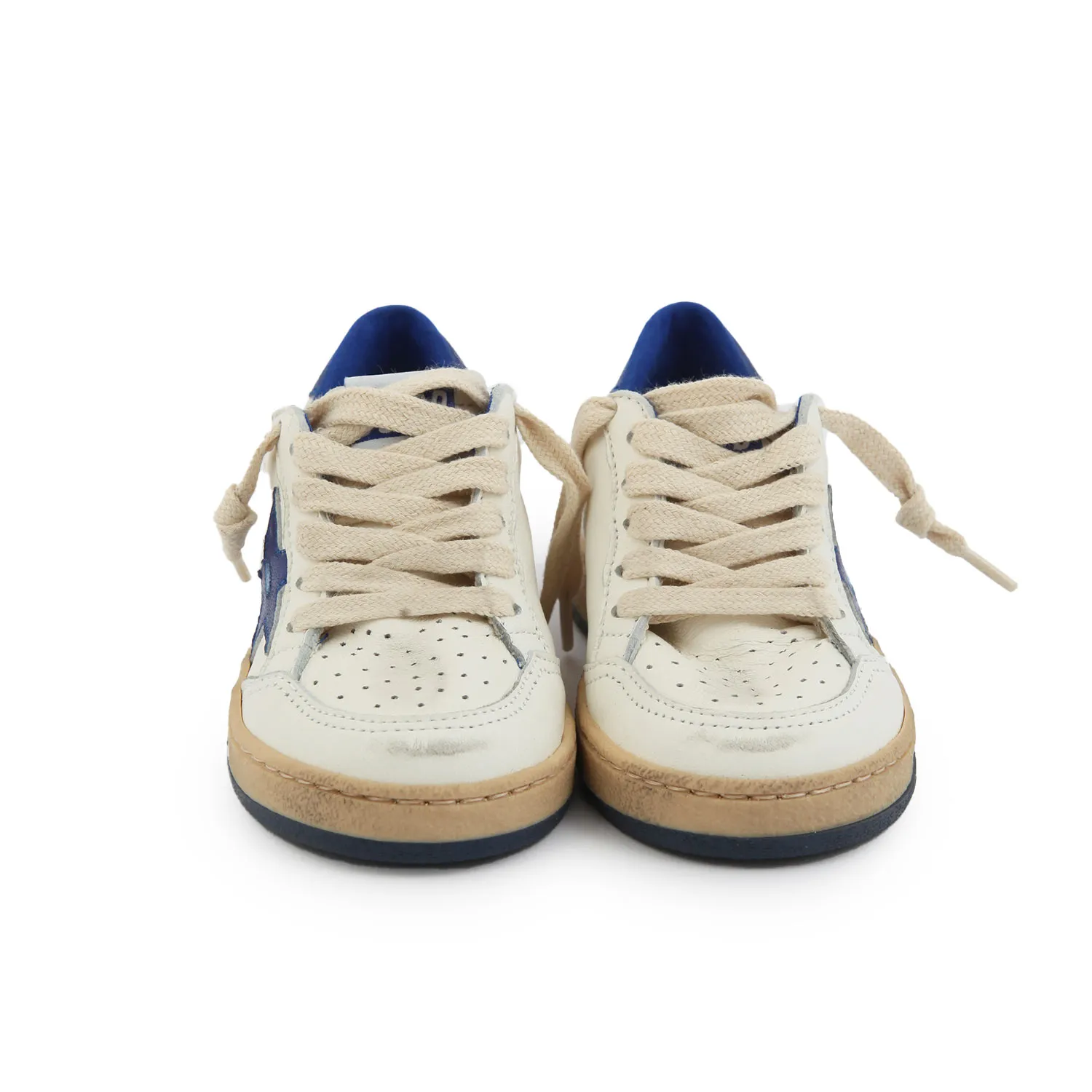 Sneaker Ball Star Unisex Bianca E Blu Bambino