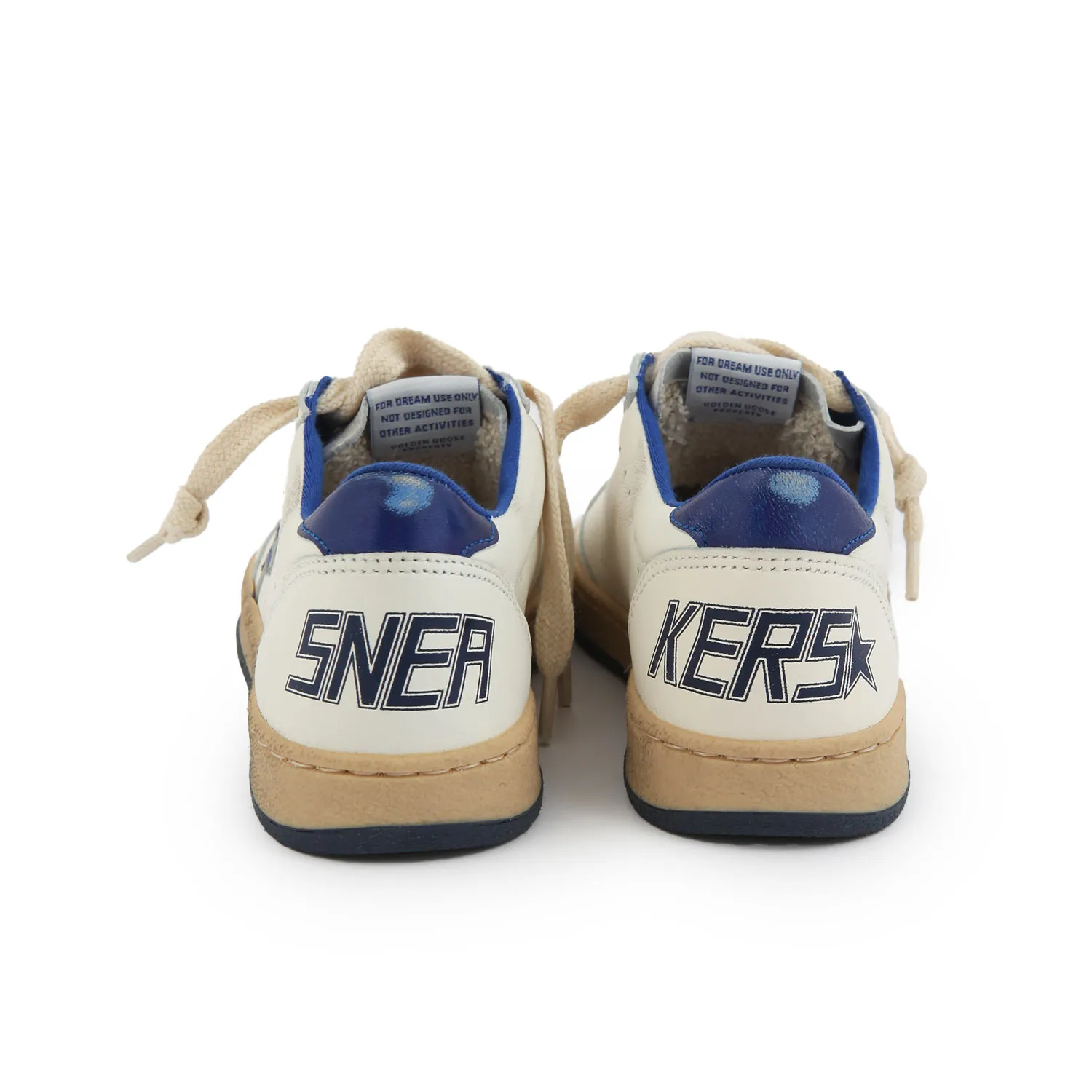 Sneaker Ball Star Unisex Bianca E Blu Bambino