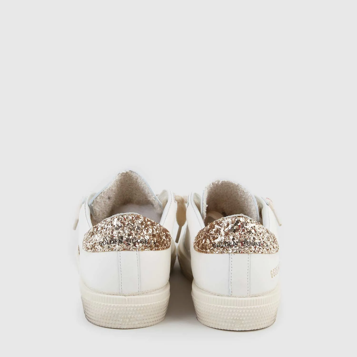 Sneaker May Bianca E Glitter Oro Ragazza