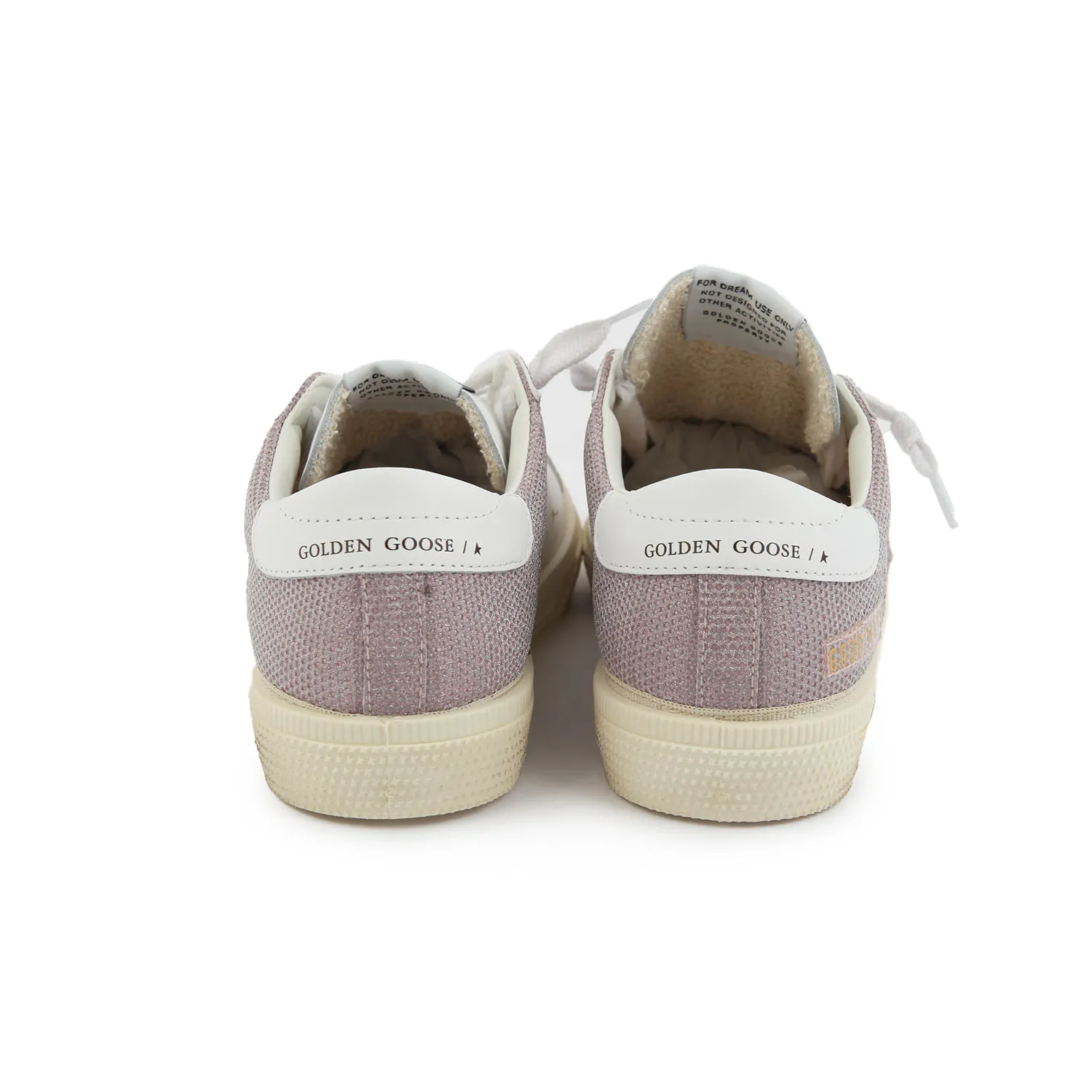 Sneaker May Glitter Bianca E Rosa Bambina Jr