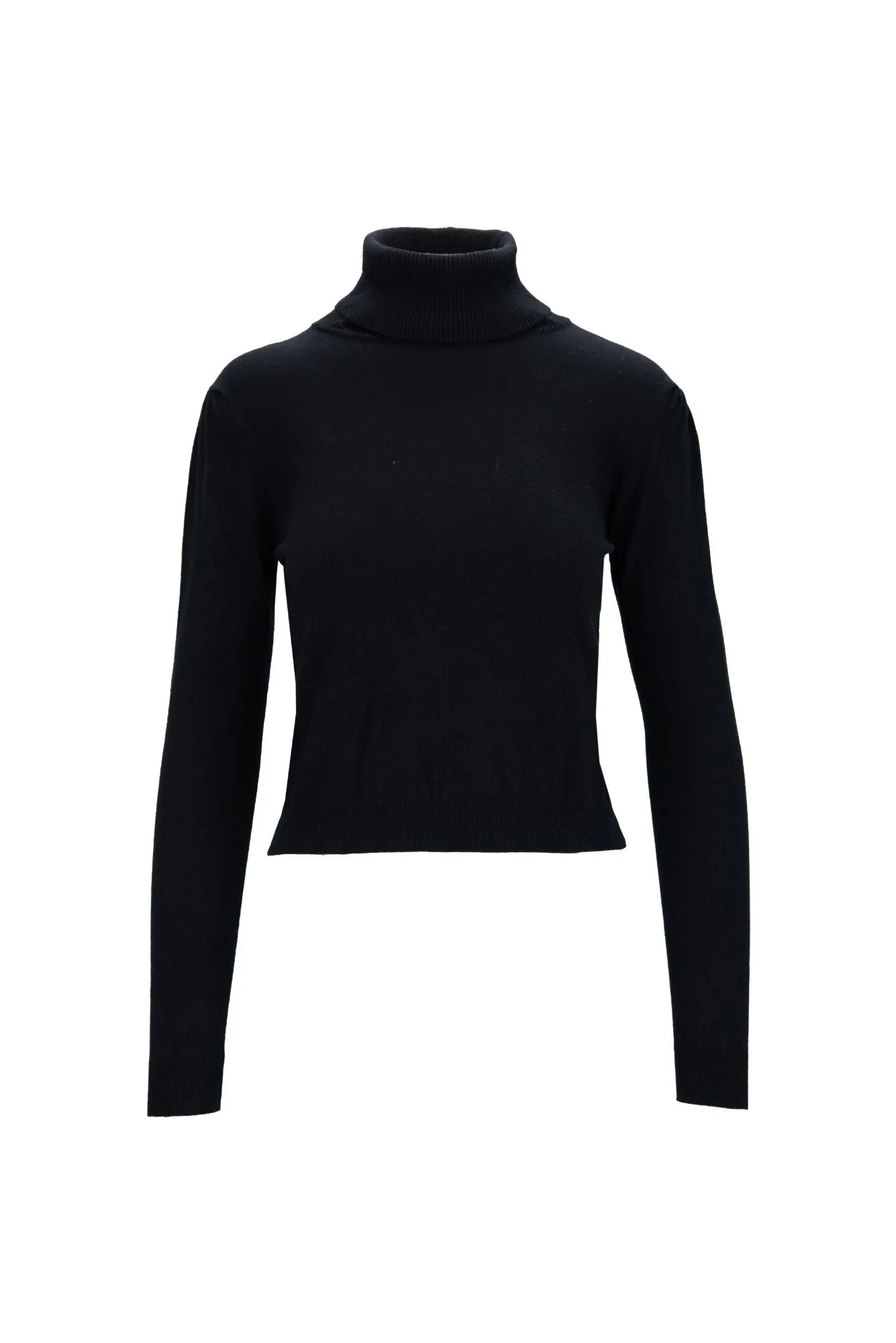 SOALLURE R44038 Black Turtleneck