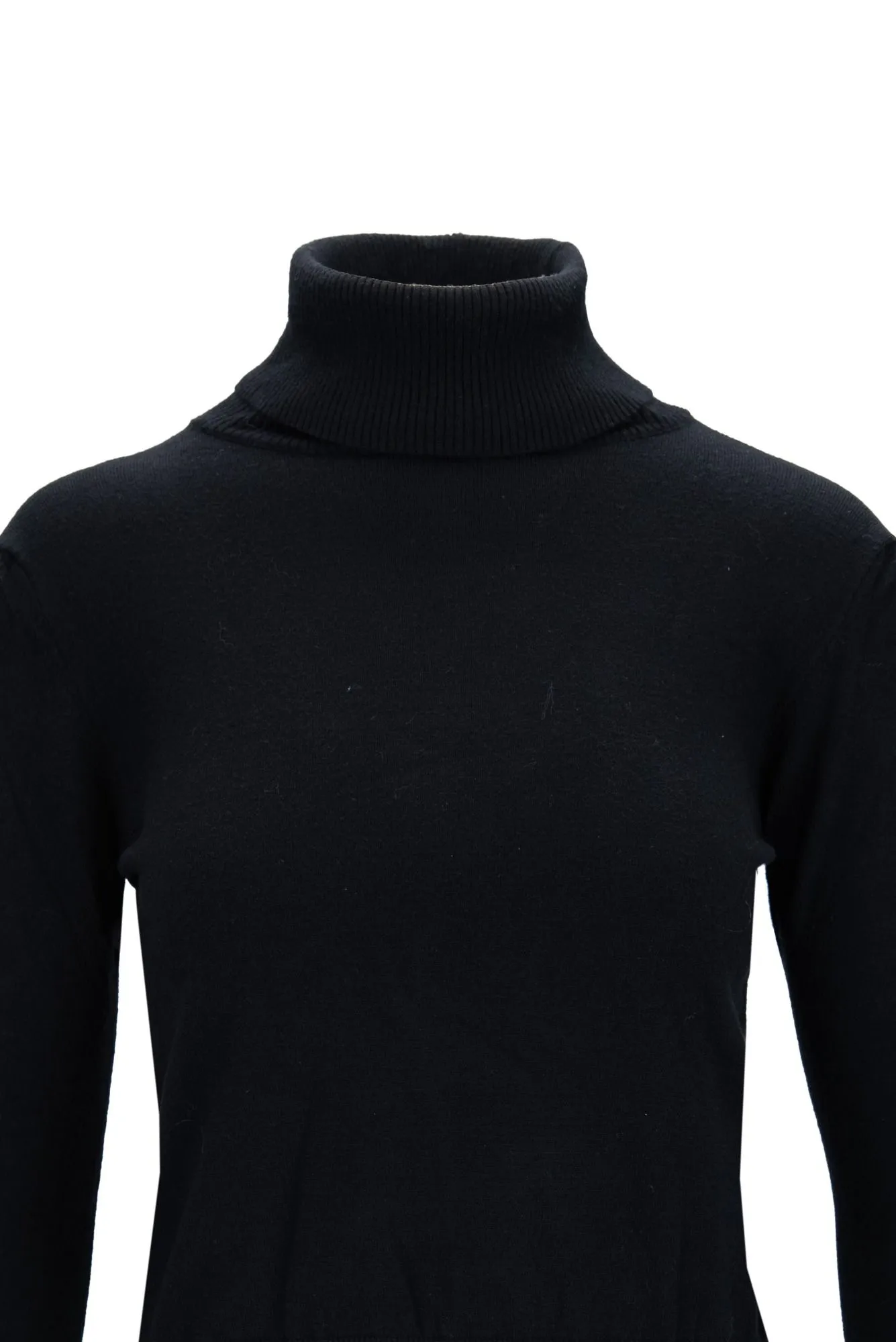 SOALLURE R44038 Black Turtleneck