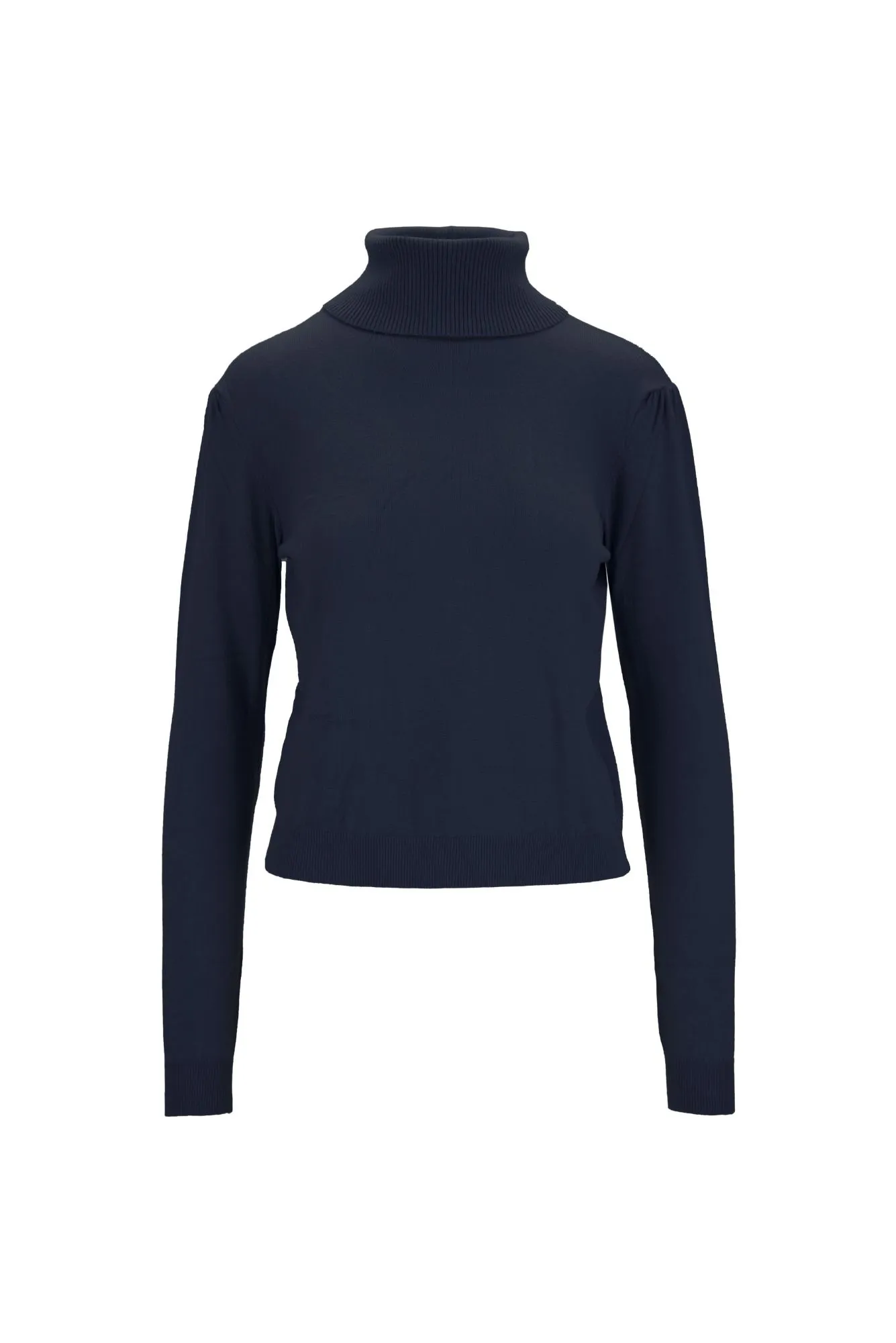 SOALLURE R44038 Navy Turtleneck