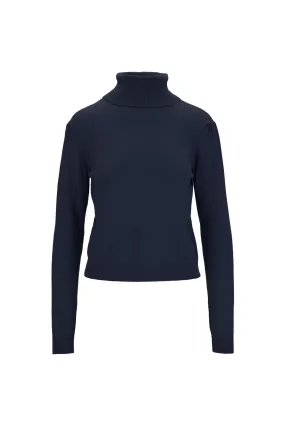 SOALLURE R44038 Navy Turtleneck