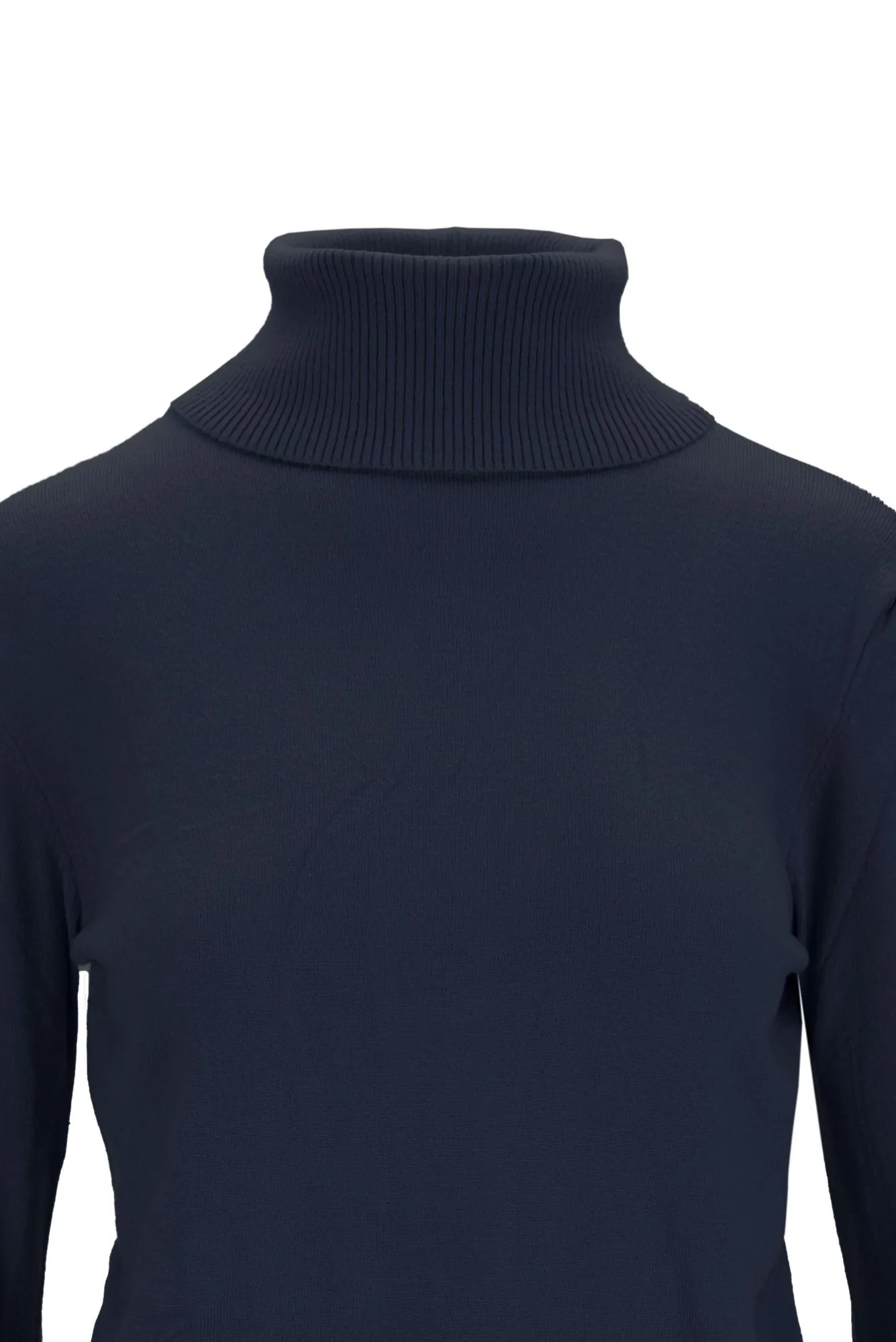 SOALLURE R44038 Navy Turtleneck