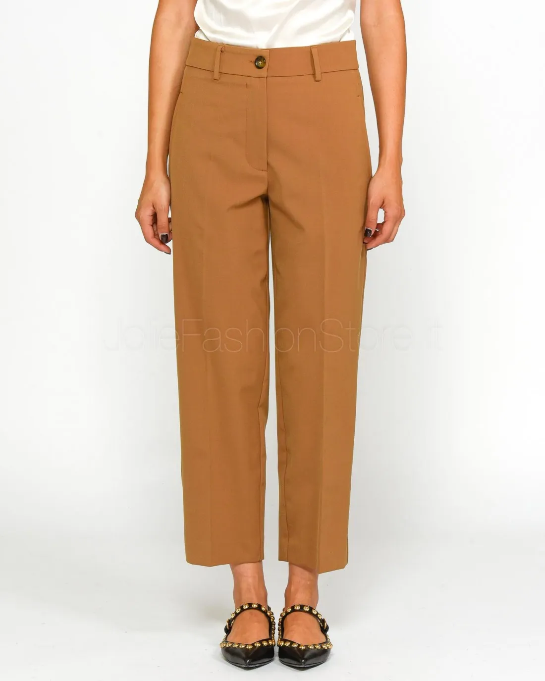 ---------------  ---------------  ---------------  ---------------  --------------Solo Tre Cigarette Pants Camel------