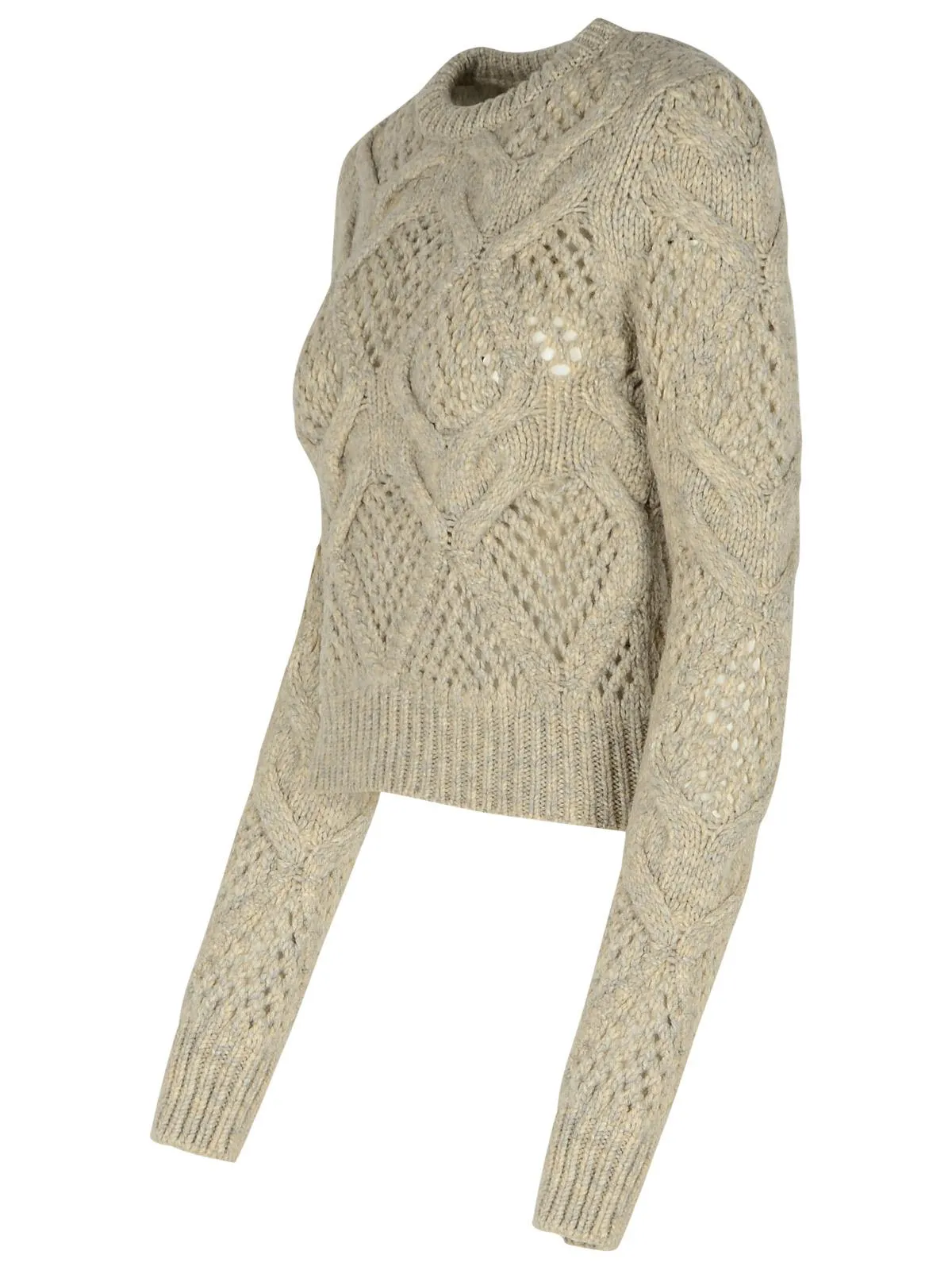 Sportmax Narvel Grey Wool Blend Sweater