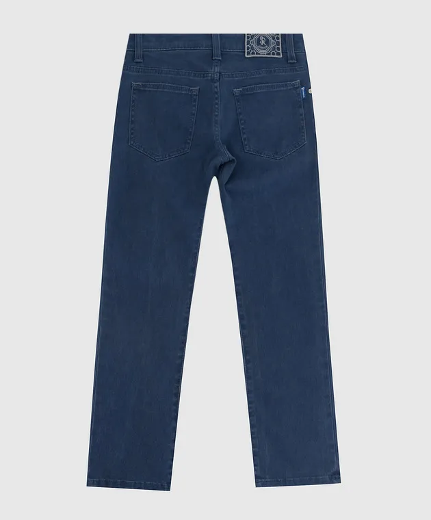 Stefano Ricci Jeans blu bambino YFT6401110T93