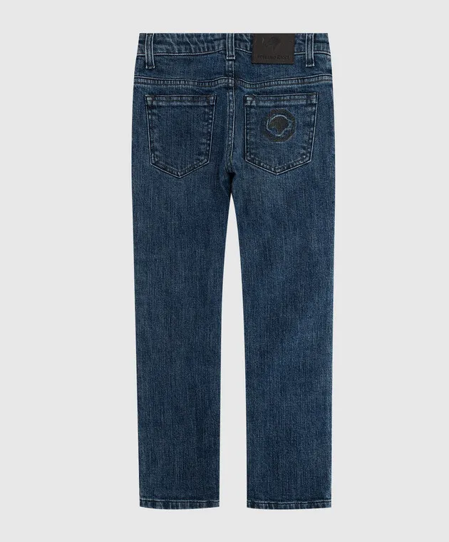 Stefano Ricci Jeans invecchiati per bambini YFT7404040K16B