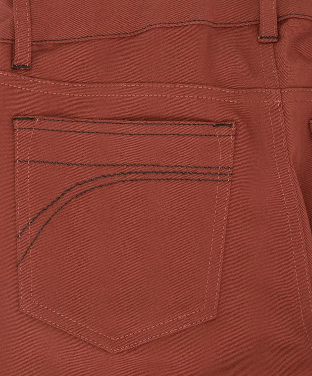 Stefano Ricci Jeans terracotta per bambini YUT7400020GF0004