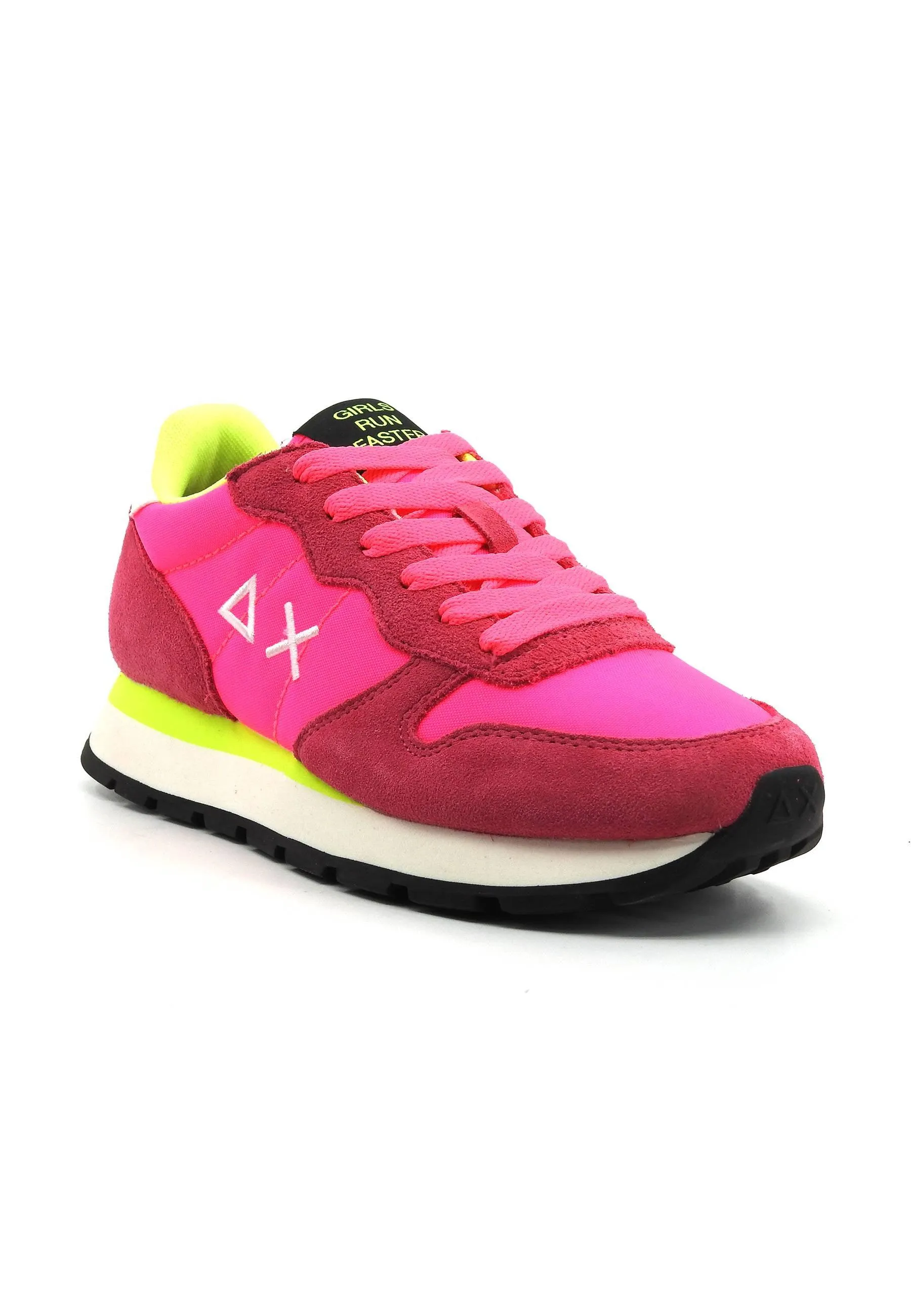 SUN68 Ally Solid Sneaker Donna Fuxia Fluo Z34201