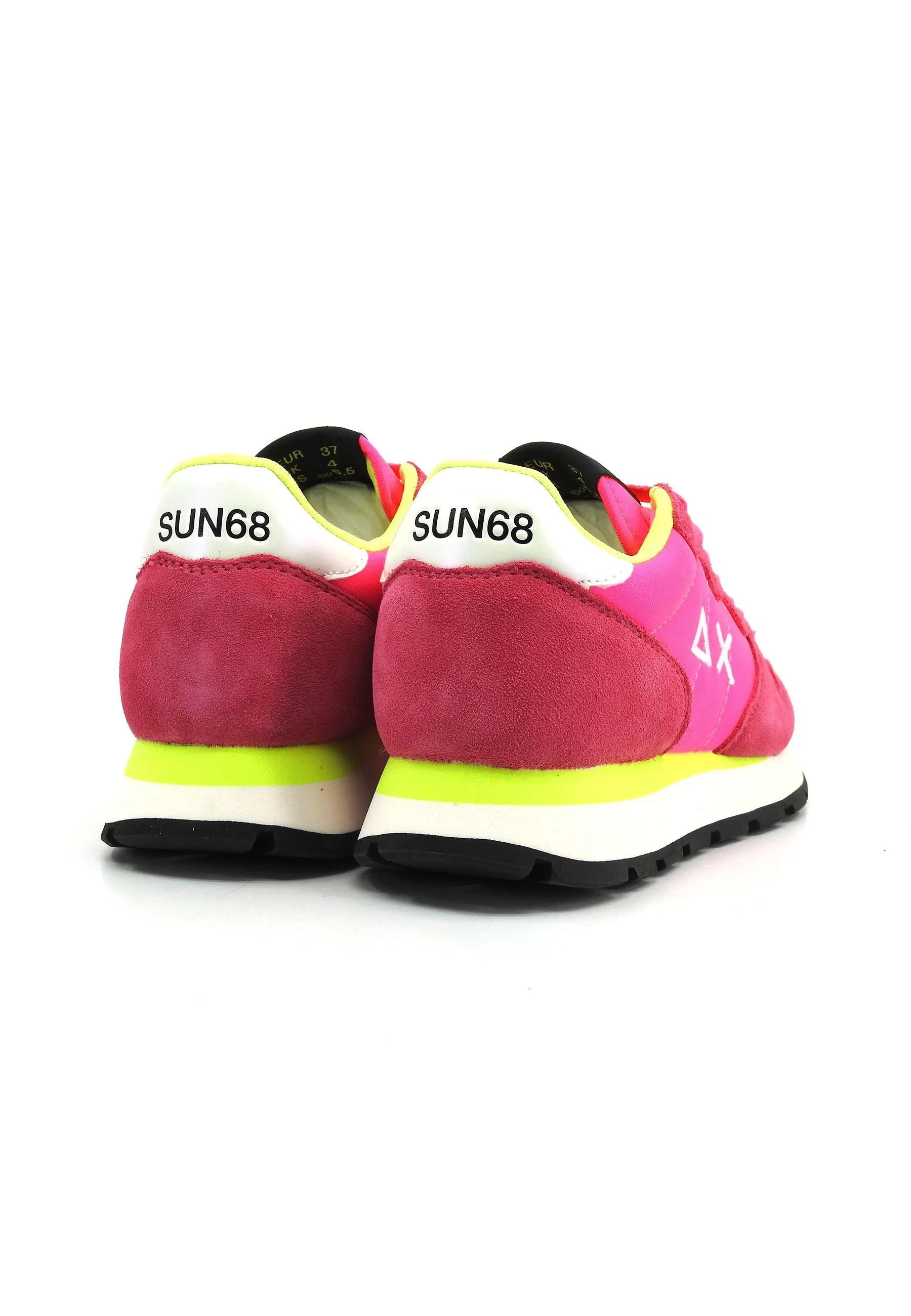 SUN68 Ally Solid Sneaker Donna Fuxia Fluo Z34201