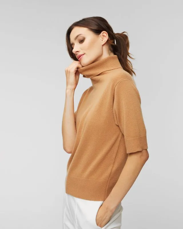 Sweter kaszmirowy damski Allude Turtleneck-sweater 11204-44