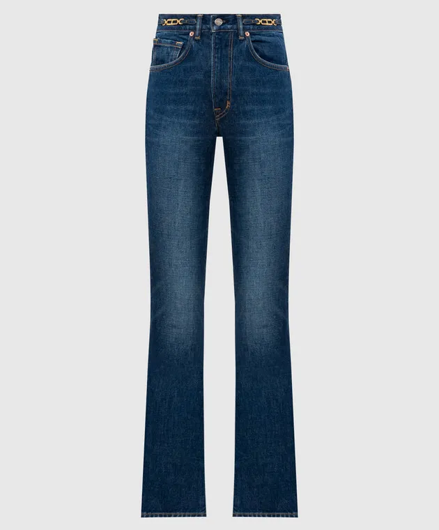 Tom Ford Jeans blu con logo PAD116DEX226