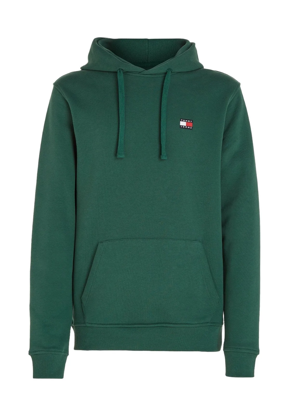 Tommy Jeans Uomo Felpa Pullover con Cappuccio DM0DM17988-L4L Verde