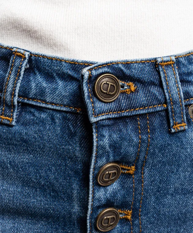 Twinset Blue jeans dall'effetto consumato 232TT2420