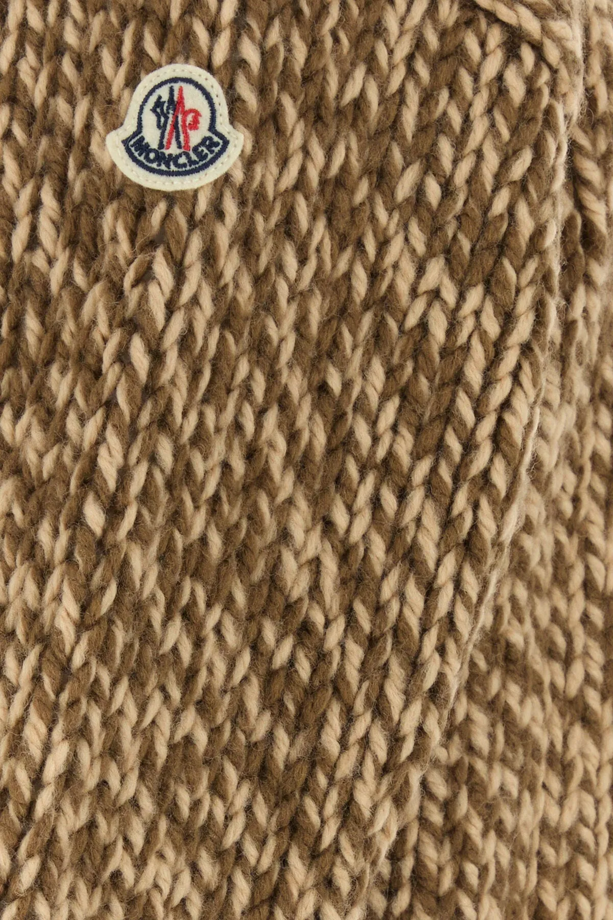 Two-tone wool blend sweater    