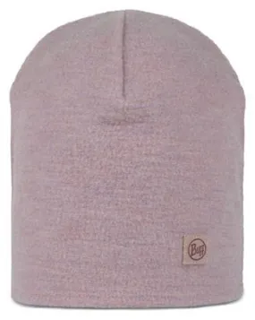 Unisex Buff Merino Wool Pink Beanie