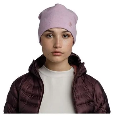 Unisex Buff Merino Wool Pink Beanie