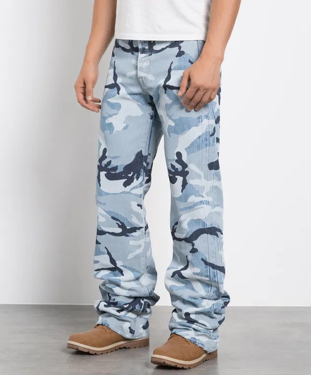 Vetements Jeans con stampa mimetica UA53PA850C