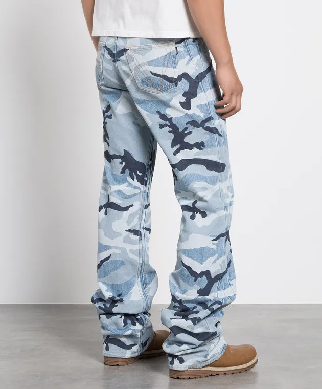 Vetements Jeans con stampa mimetica UA53PA850C