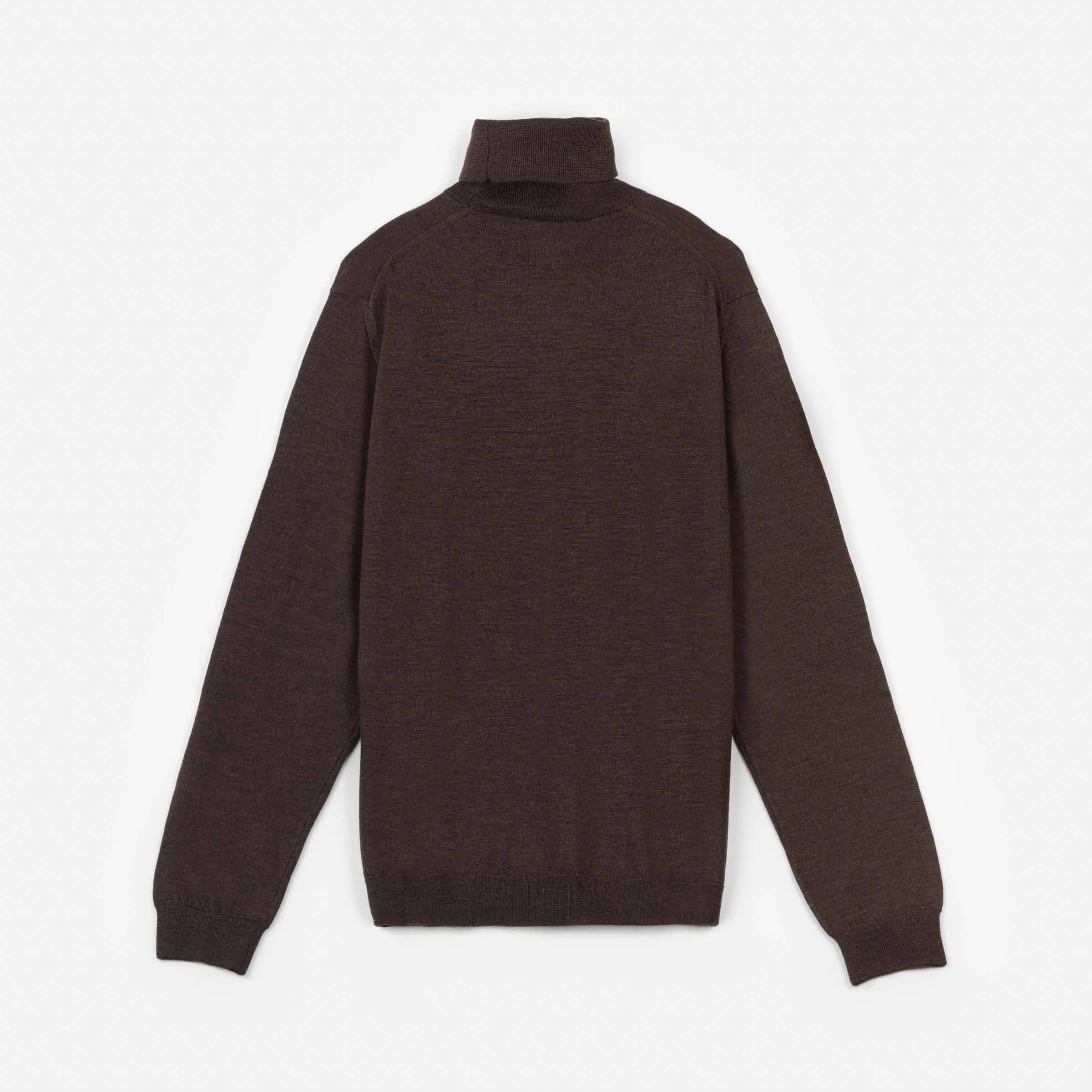 Virgin wool turtleneck