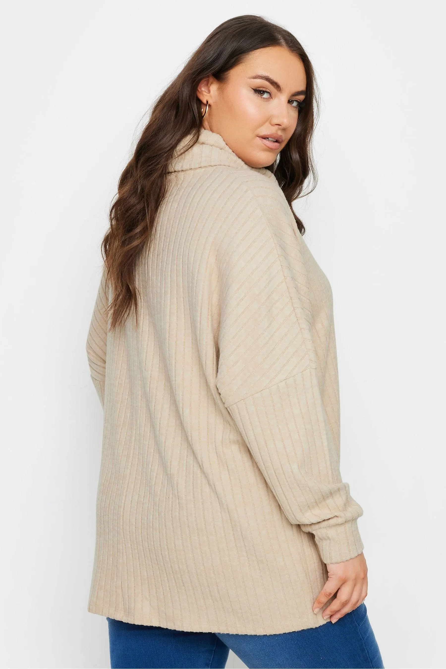 Yours Curve Soft Touch Turtle Neck Jumper    