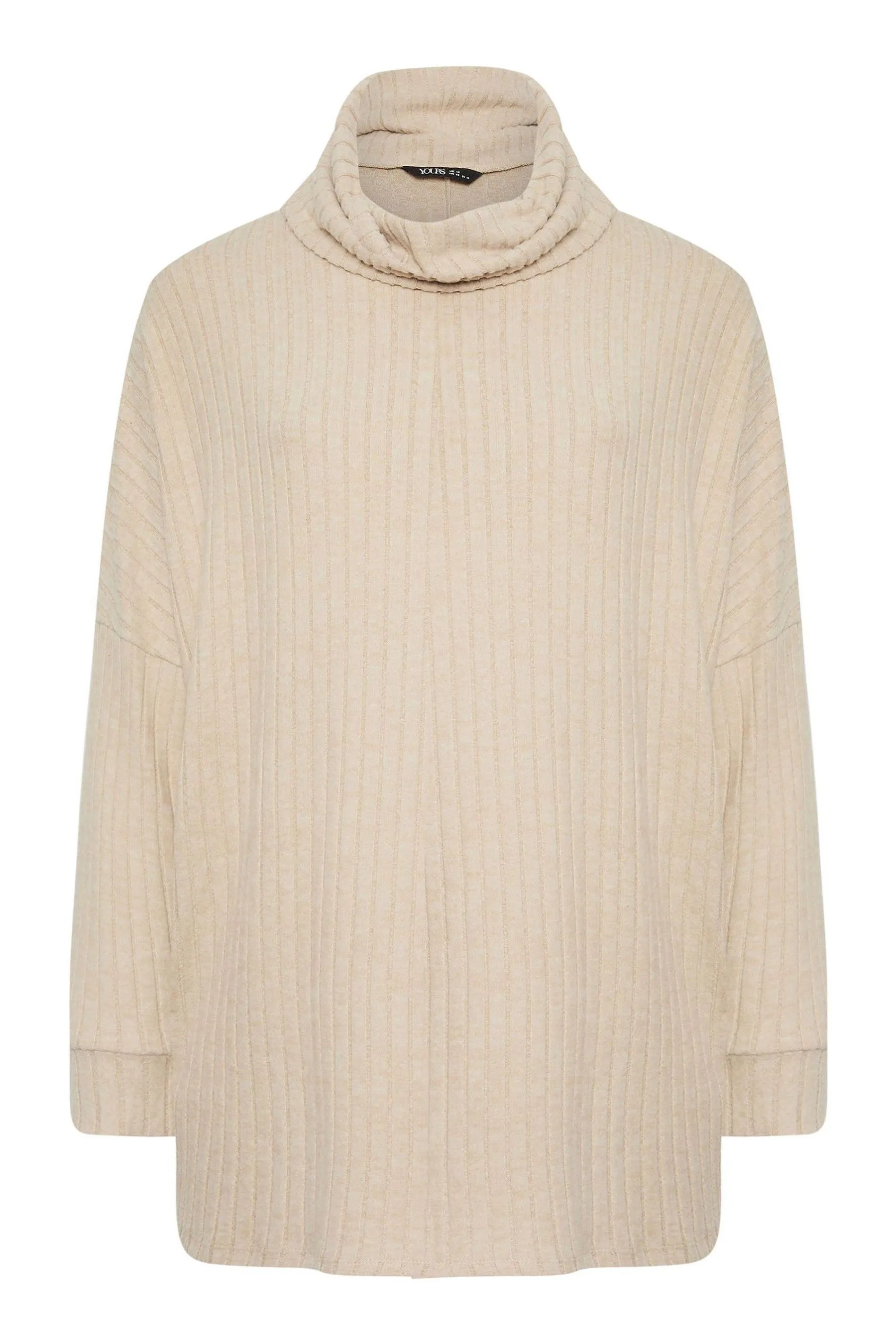 Yours Curve Soft Touch Turtle Neck Jumper    